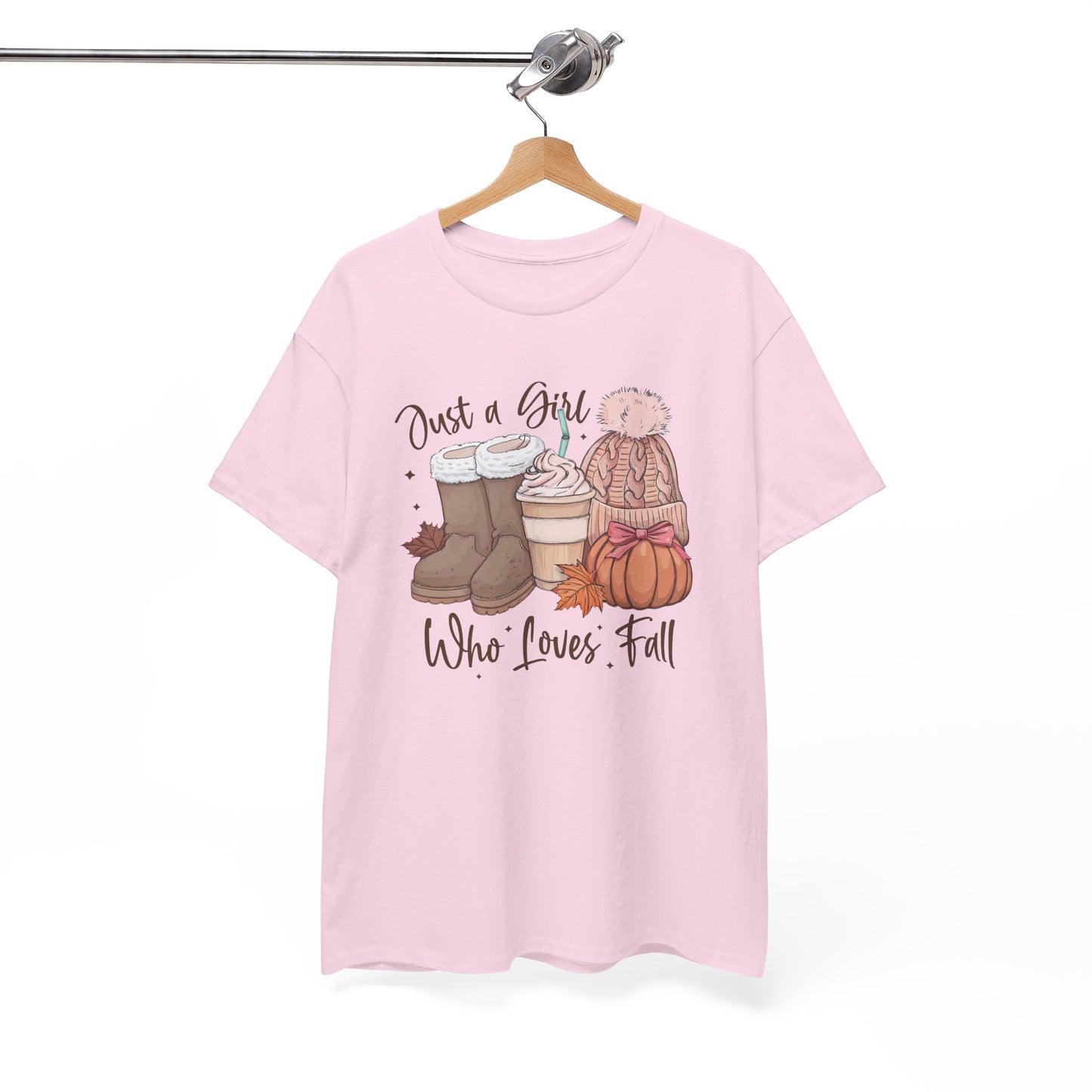 Just a Girl Who Loves Fall, Vintage Style Tee