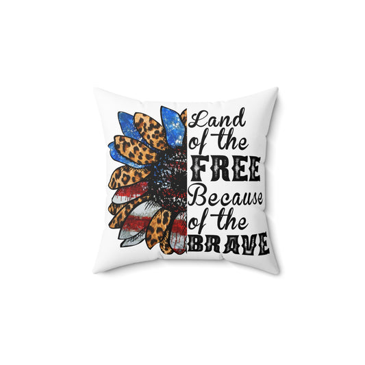 Land of the Free Throw Pillow