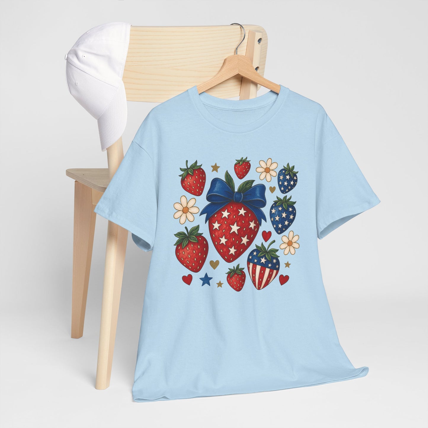 Patriotic Strawberry Tee