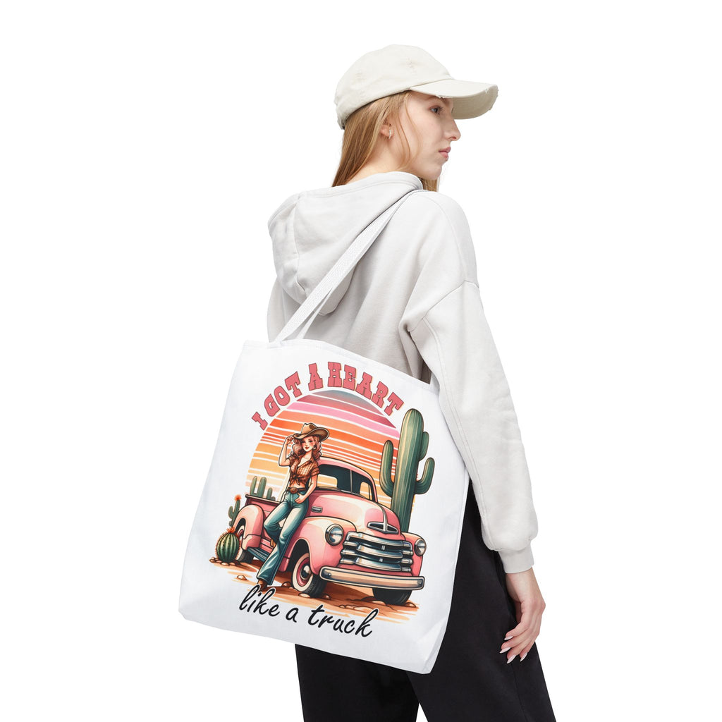 Heart Like a Truck Tote Bag