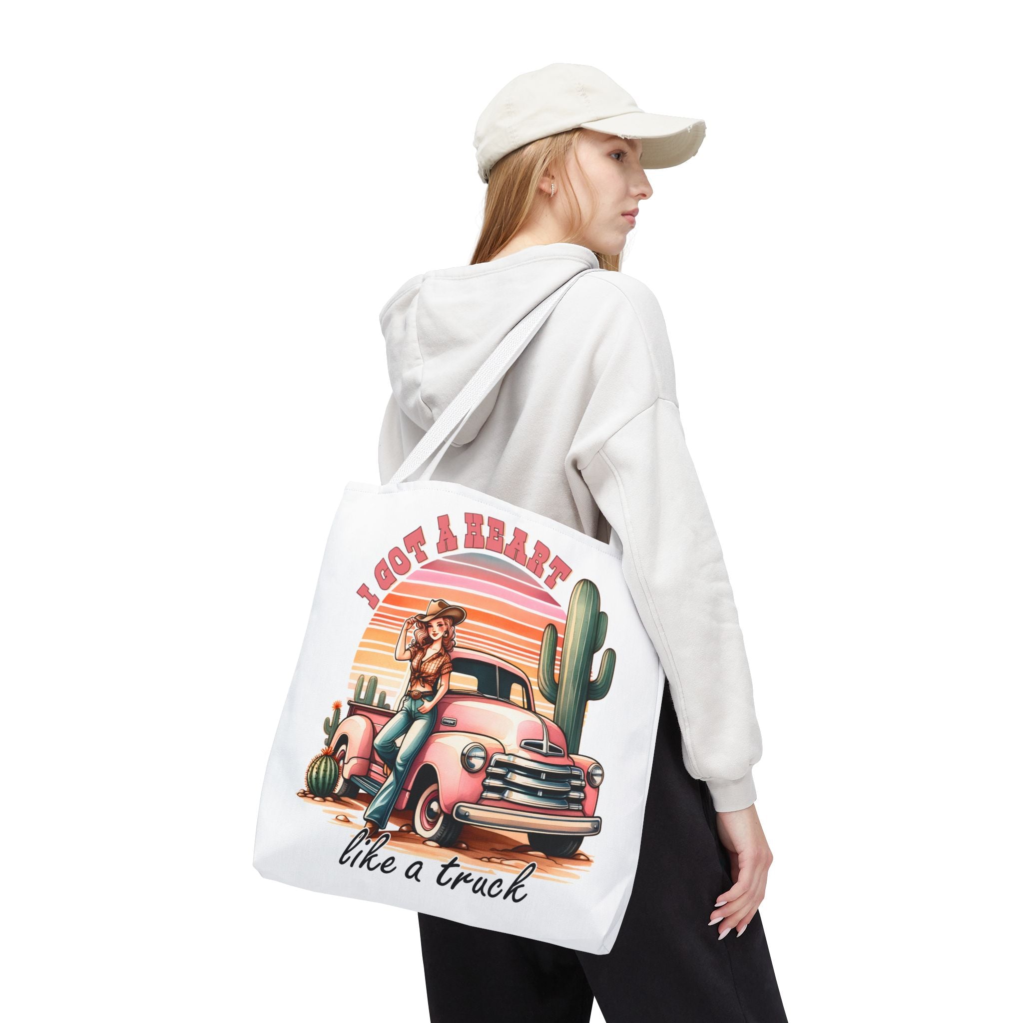 Heart Like a Truck Tote Bag