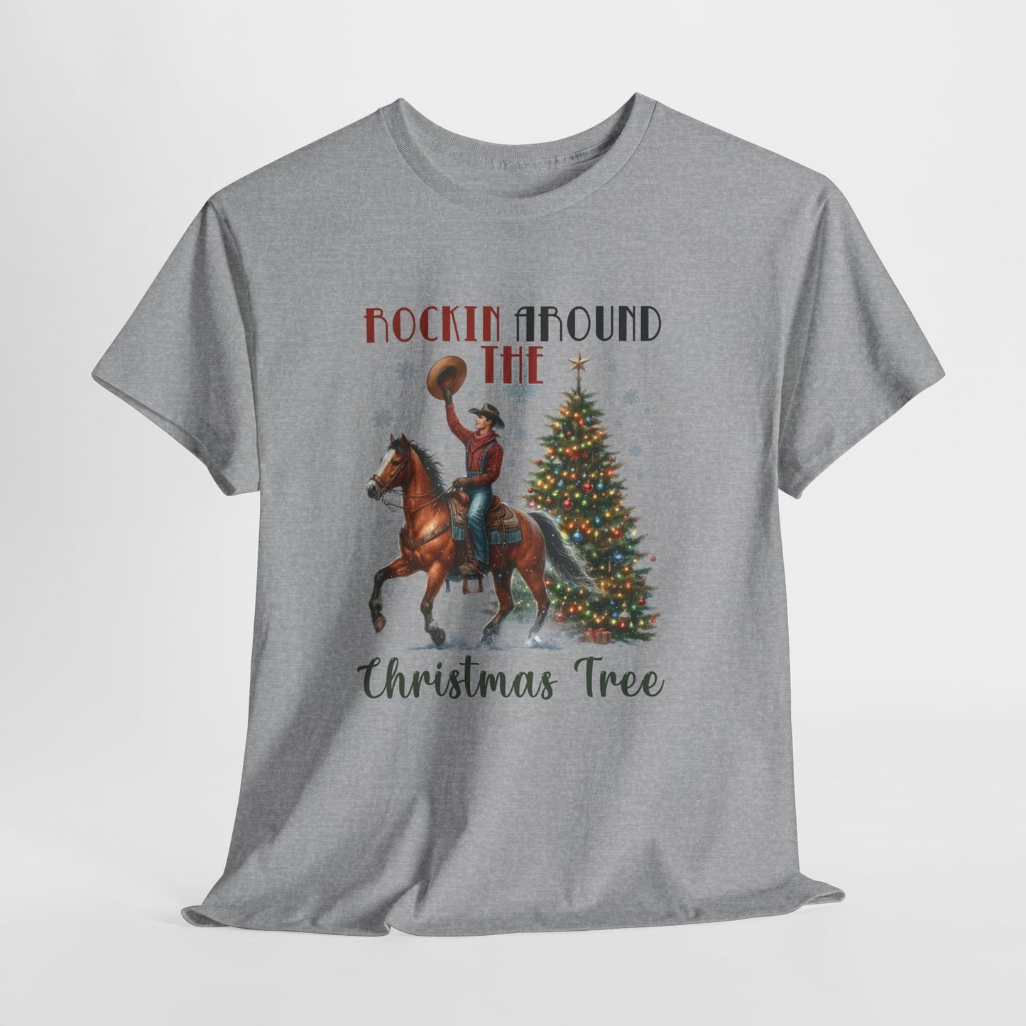 Rockin' Around the Christmas Tree Heavy Cotton Tee
