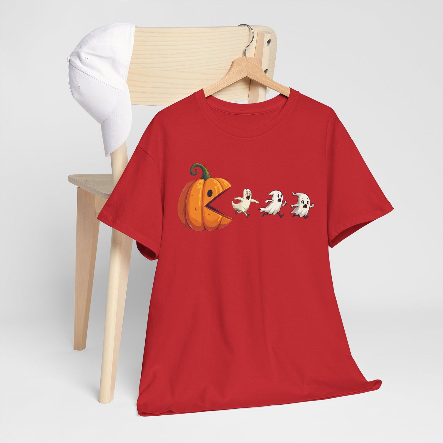 Playful Pumpkin Pac-Man Tee