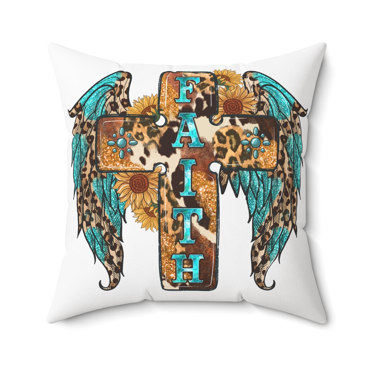 Spun Polyester Square Pillow