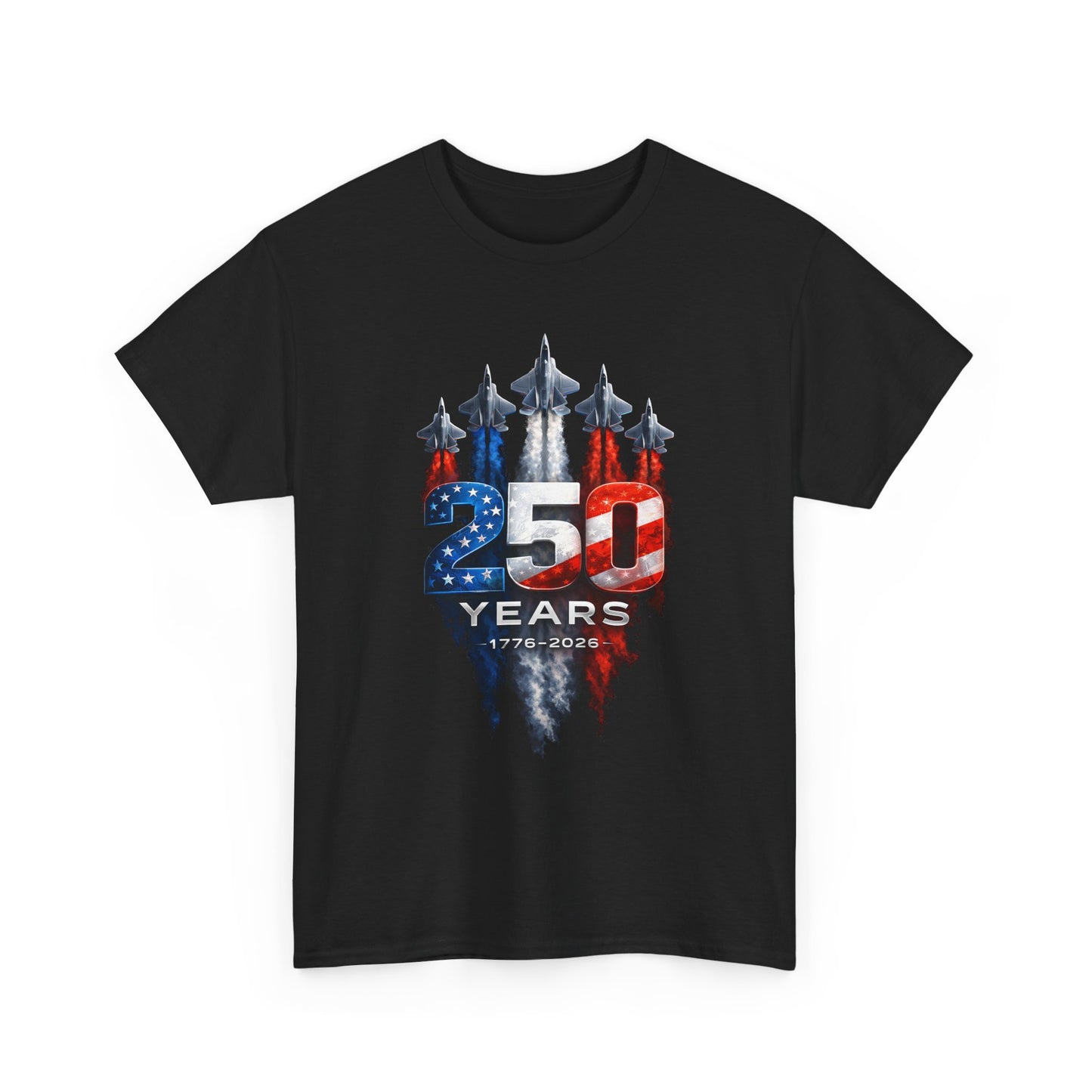 USA 250 Years T-Shirt — Bicentennial 250th Anniversary Patriotic Tee