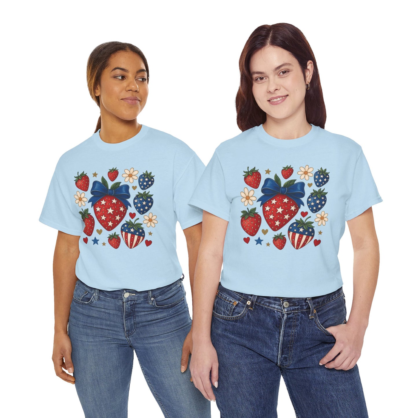 Patriotic Strawberry Tee