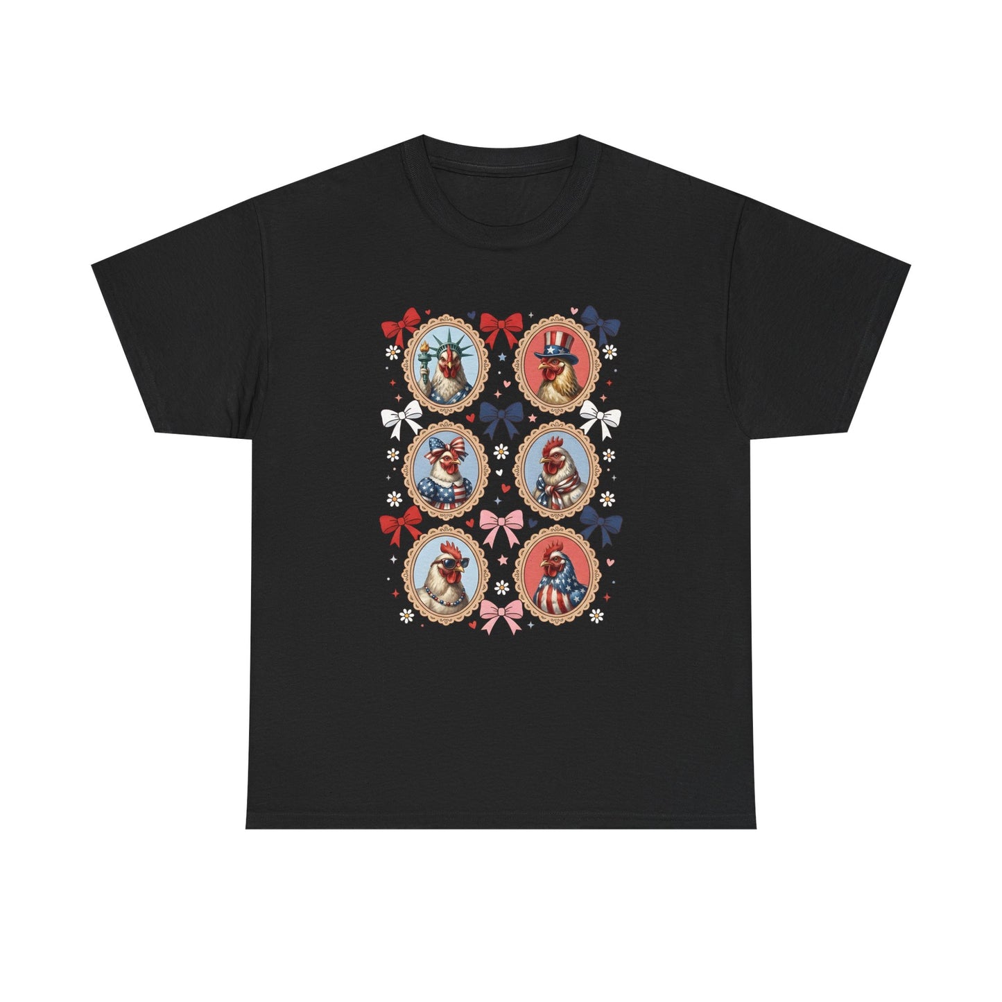 Vintage Chicken Portraits T-Shirt