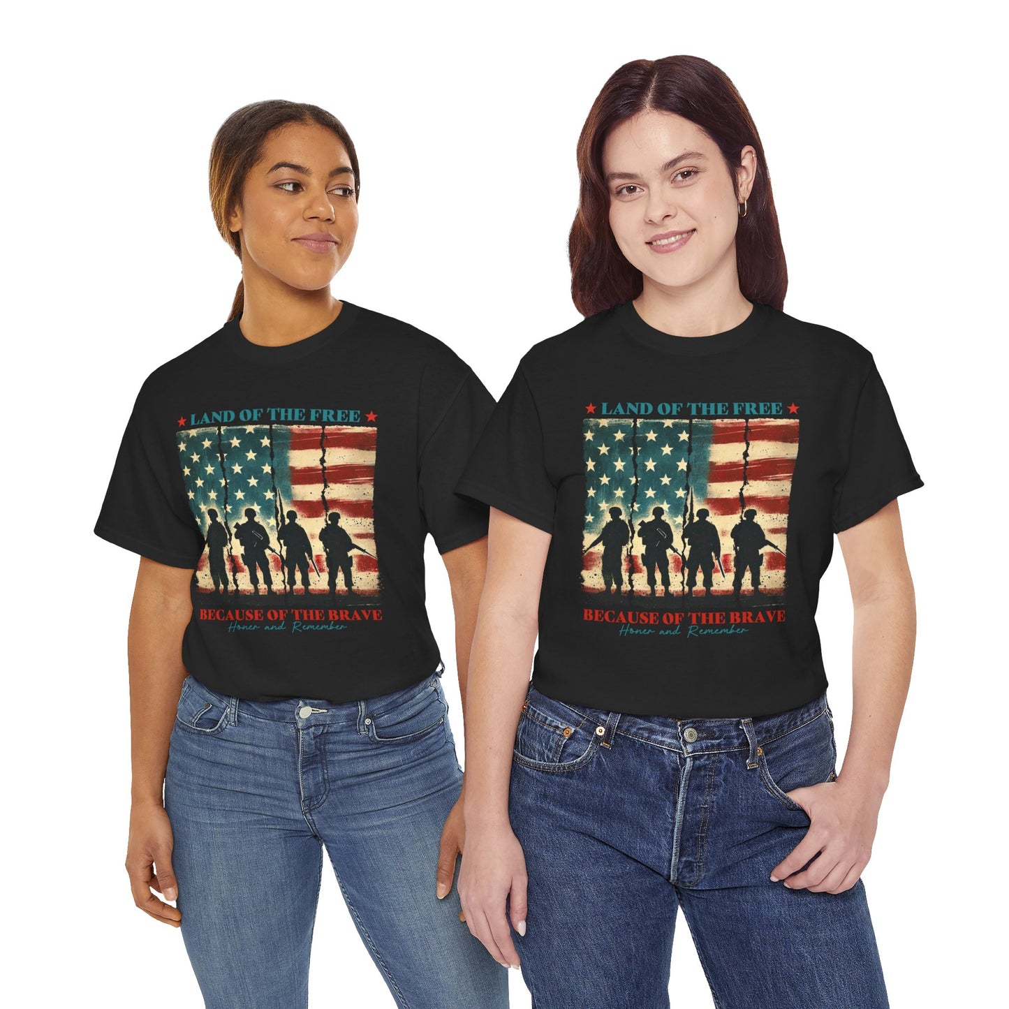 Land of the Free, Because of the Brave-Tee