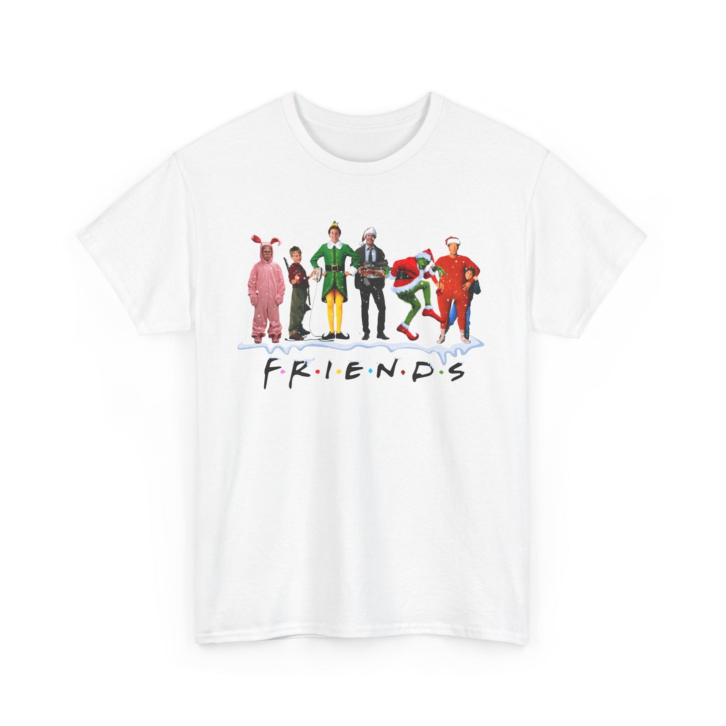 Friends Holiday Graphic Heavy Cotton Tee