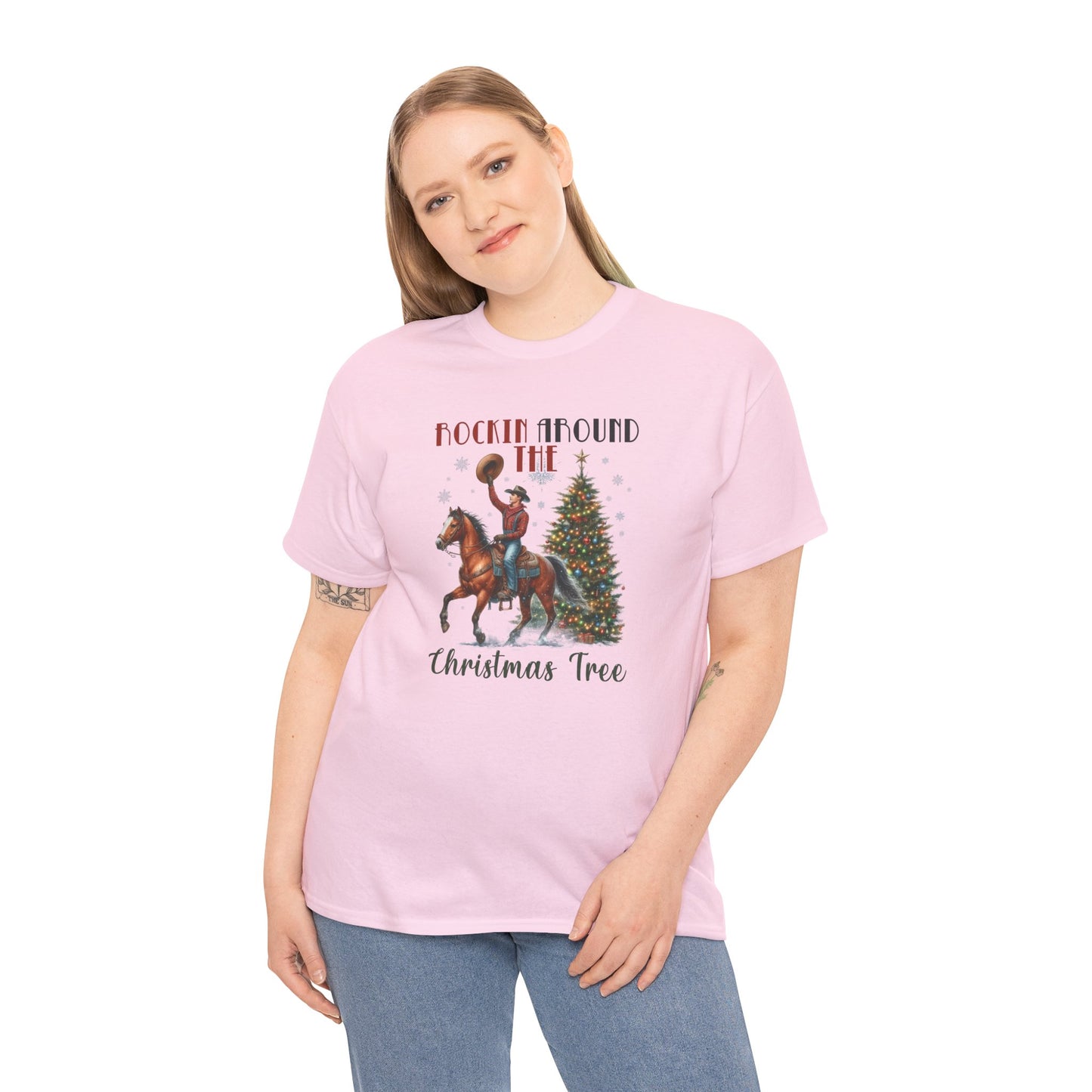Rockin' Around the Christmas Tree Heavy Cotton Tee
