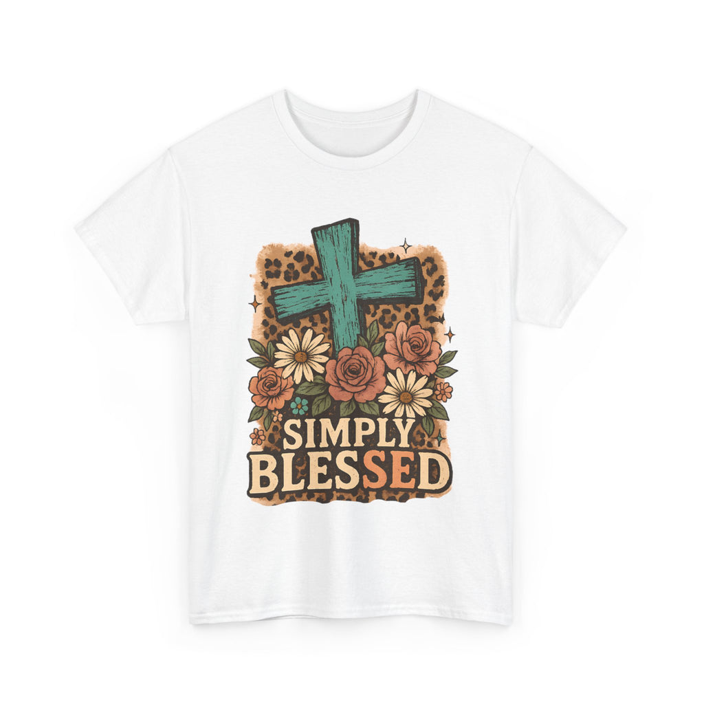 Simply Blessed Heavy Cotton Tee