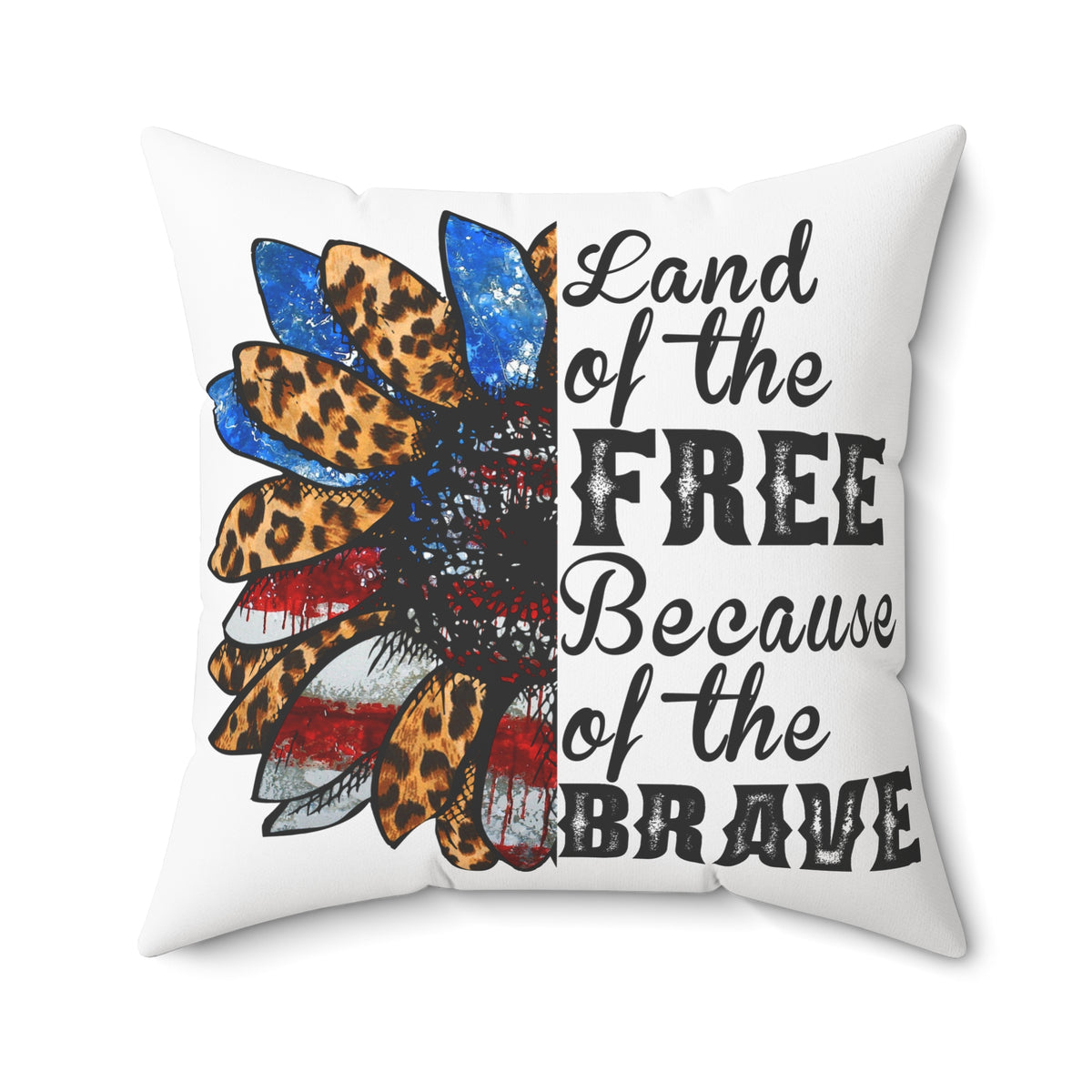 Land of the Free Throw Pillow