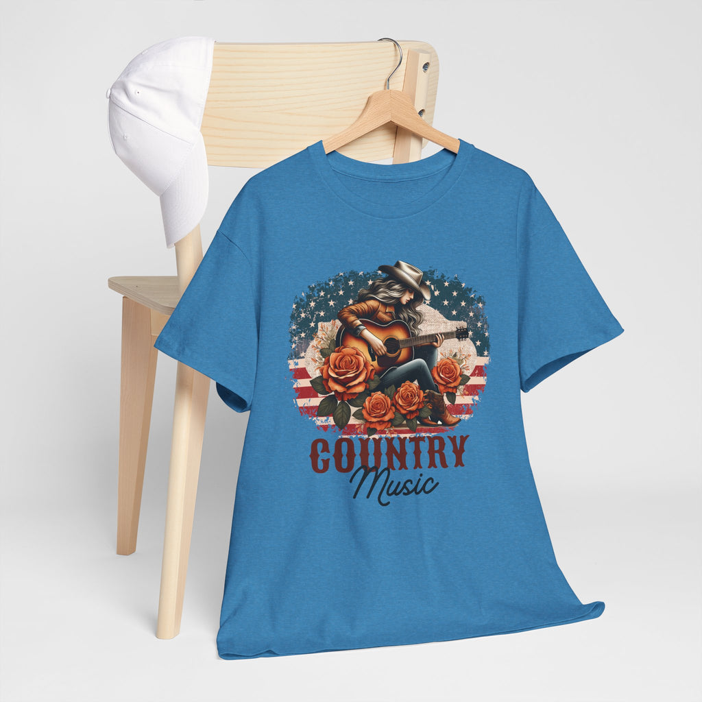Country Music American Flag Tee