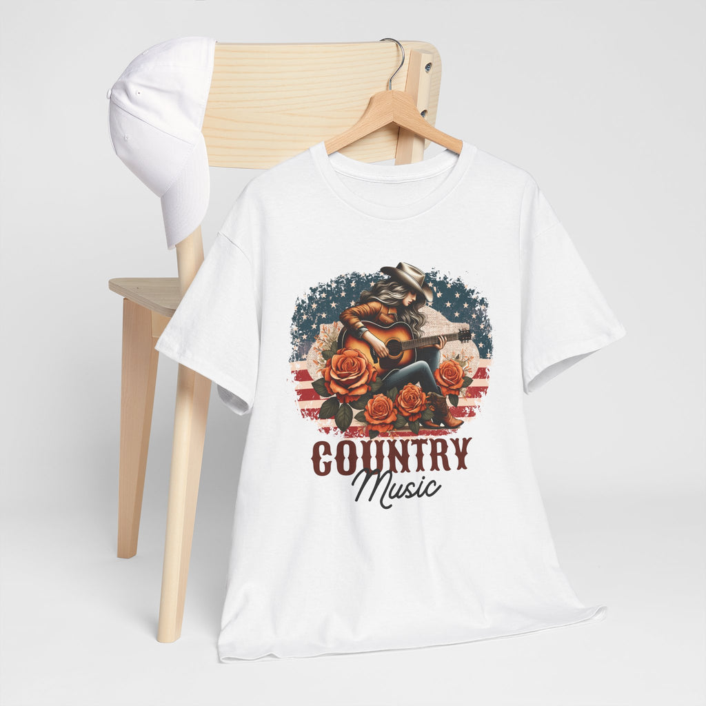 Country Music American Flag Tee