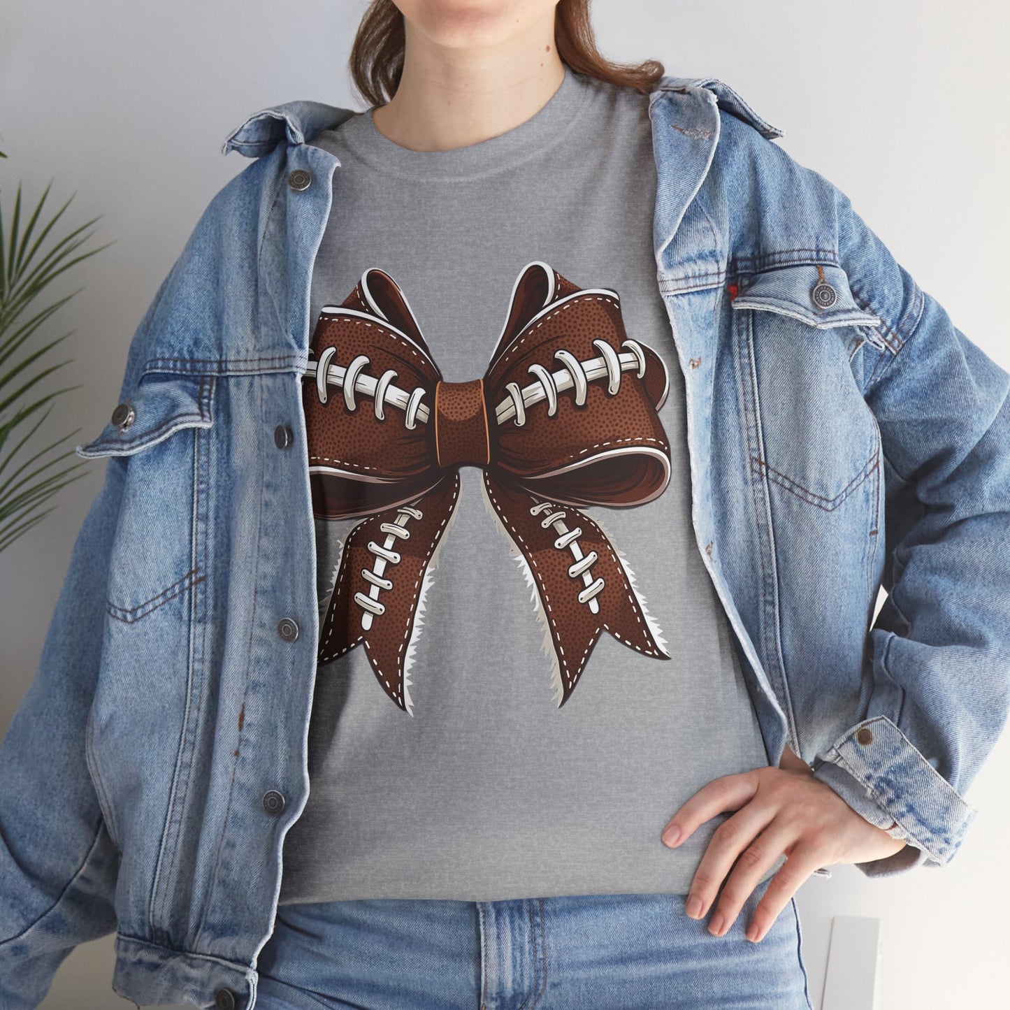 Football Bow Tee