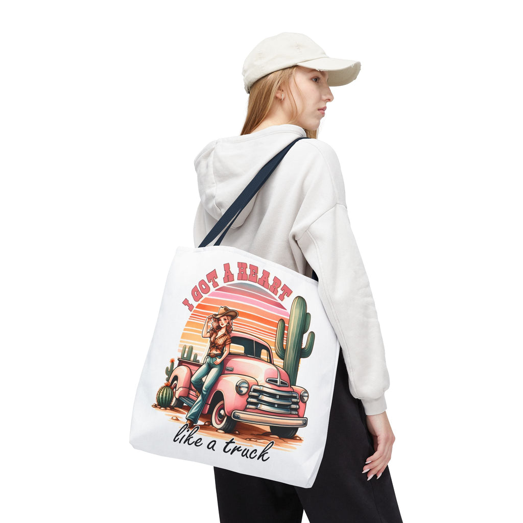 Heart Like a Truck Tote Bag