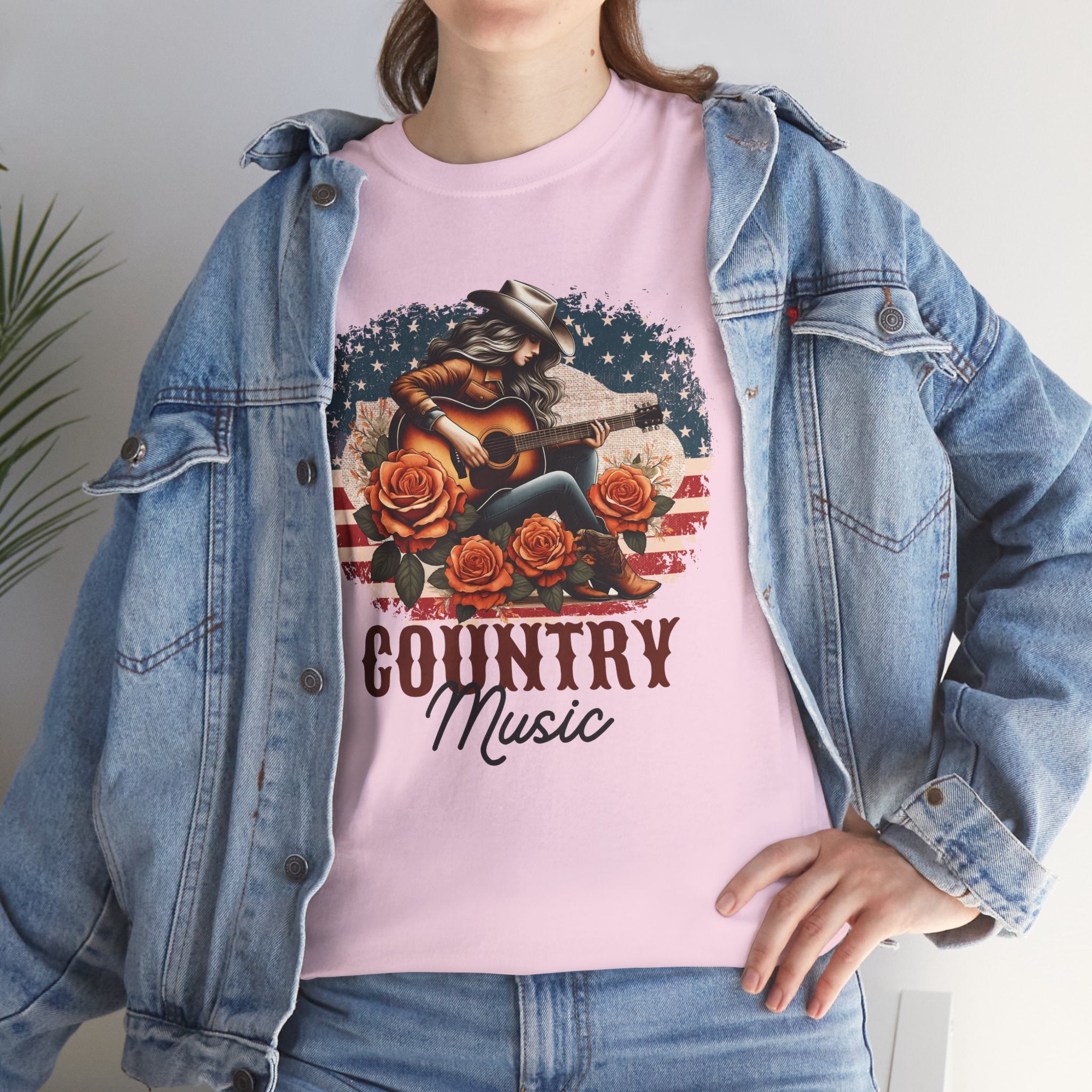 Country Music American Flag Tee