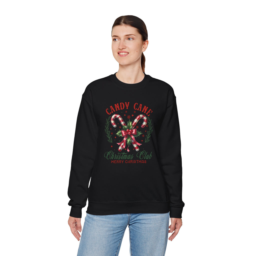 Candy Cane Christmas Club Sweatshirt - Heavy Blend™ Crewneck