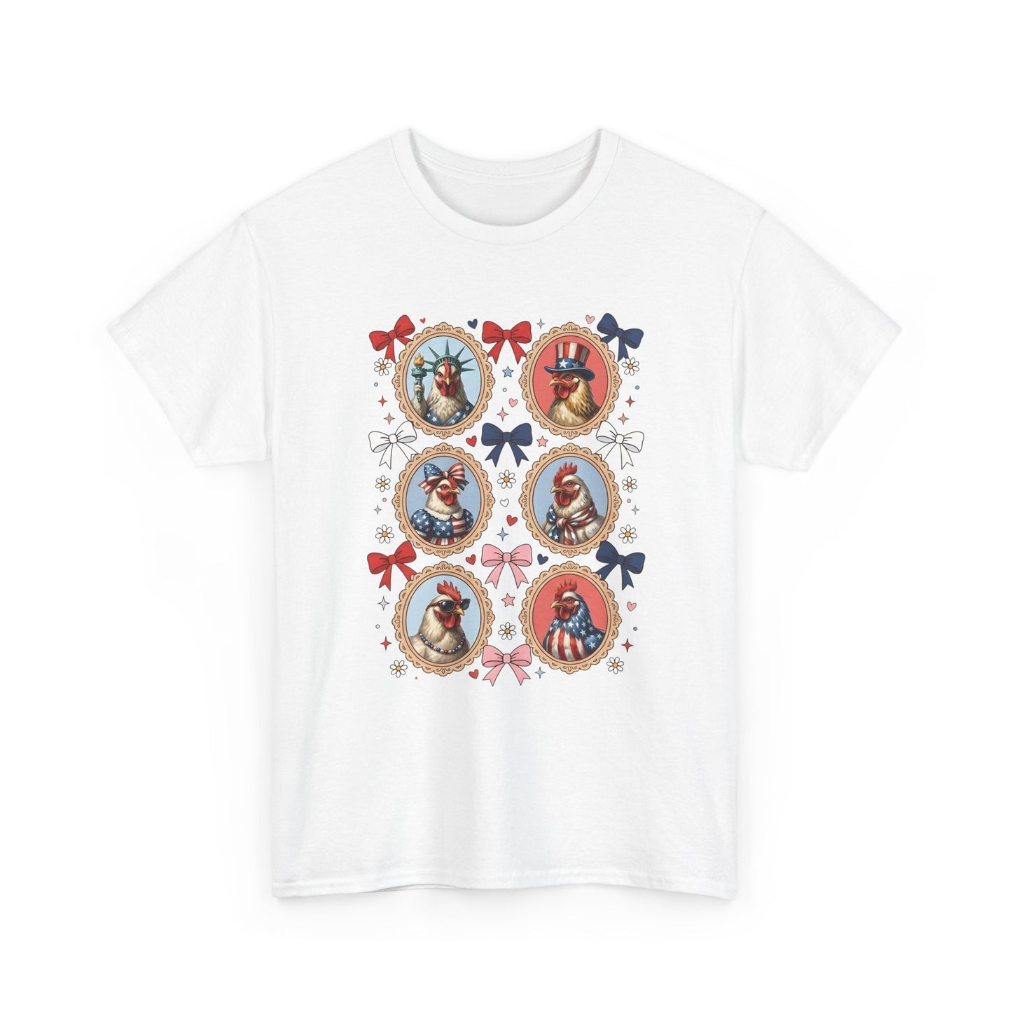 Vintage Chicken Portraits T-Shirt