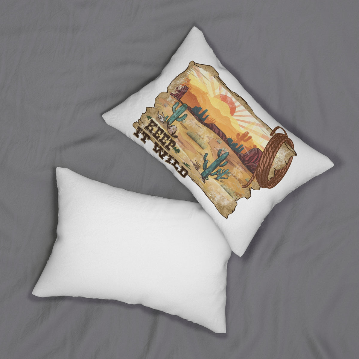 Spun Polyester Lumbar Pillow