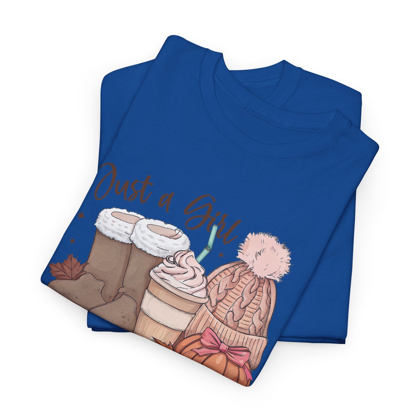 Just a Girl Who Loves Fall, Vintage Style Tee