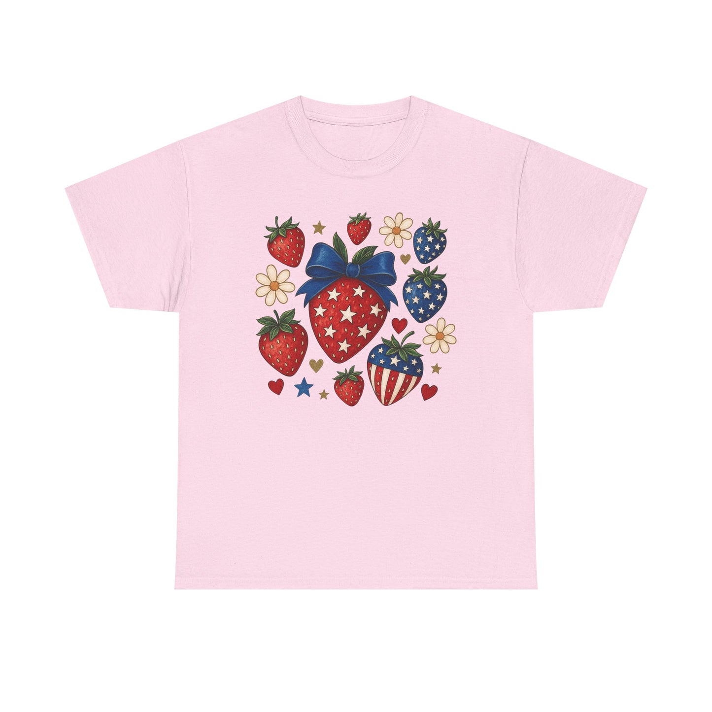 Patriotic Strawberry Tee