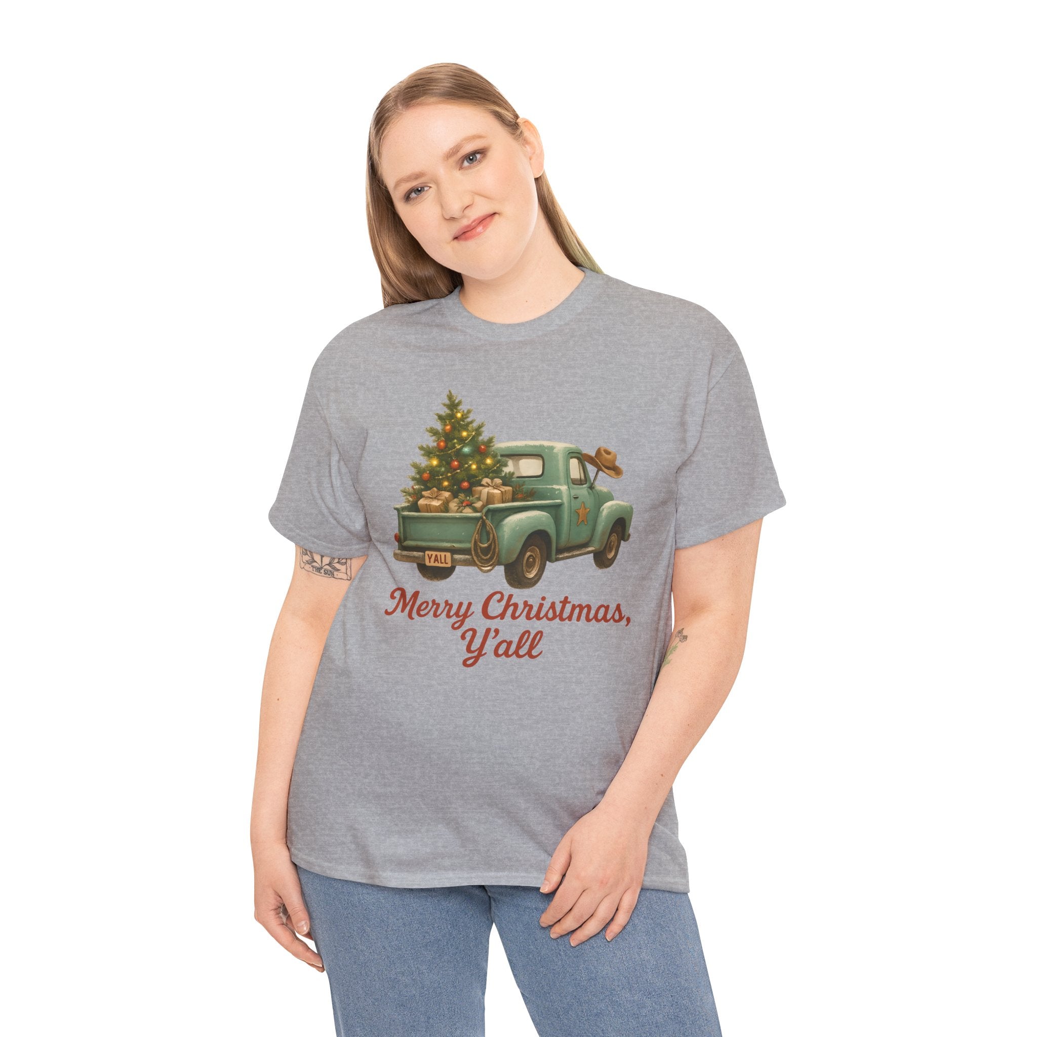 'Merry Christmas, Y'all' Vintage Holiday Tee