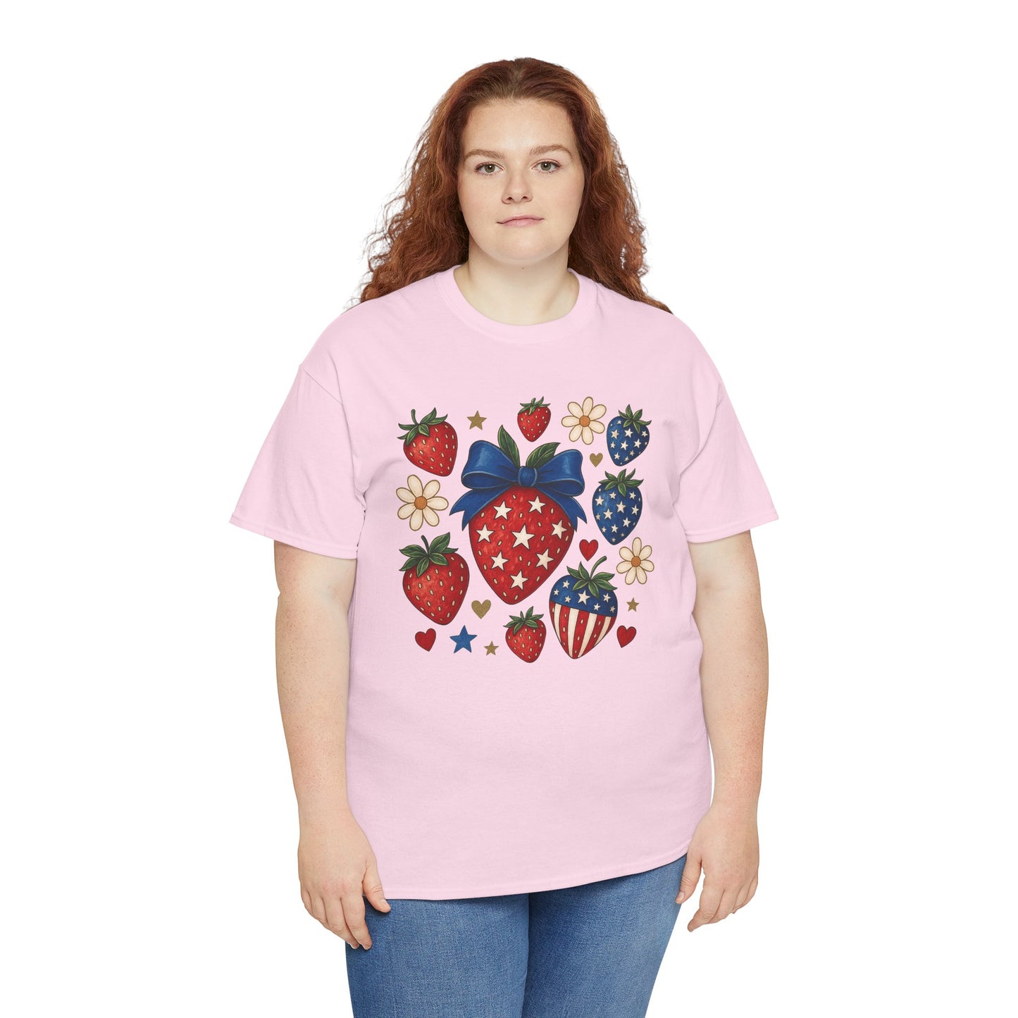 Patriotic Strawberry Tee