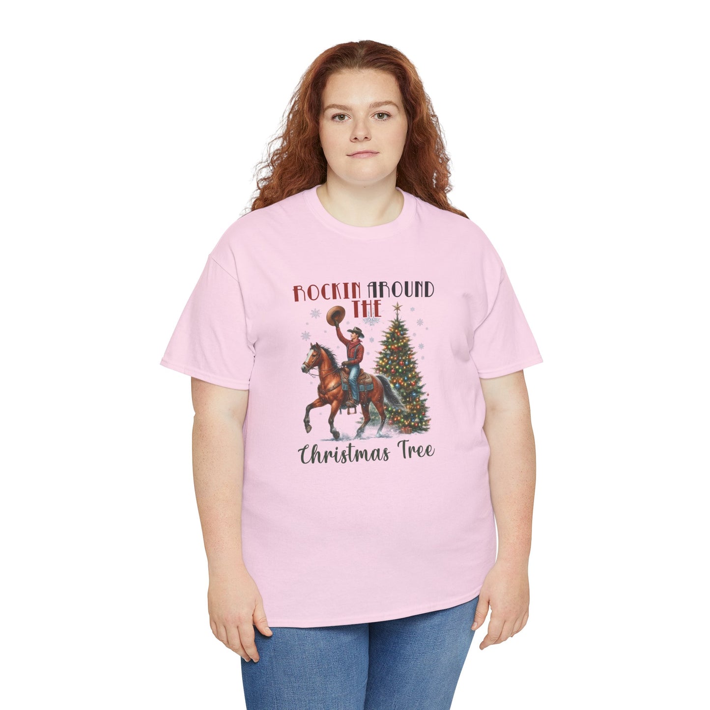 Rockin' Around the Christmas Tree Heavy Cotton Tee
