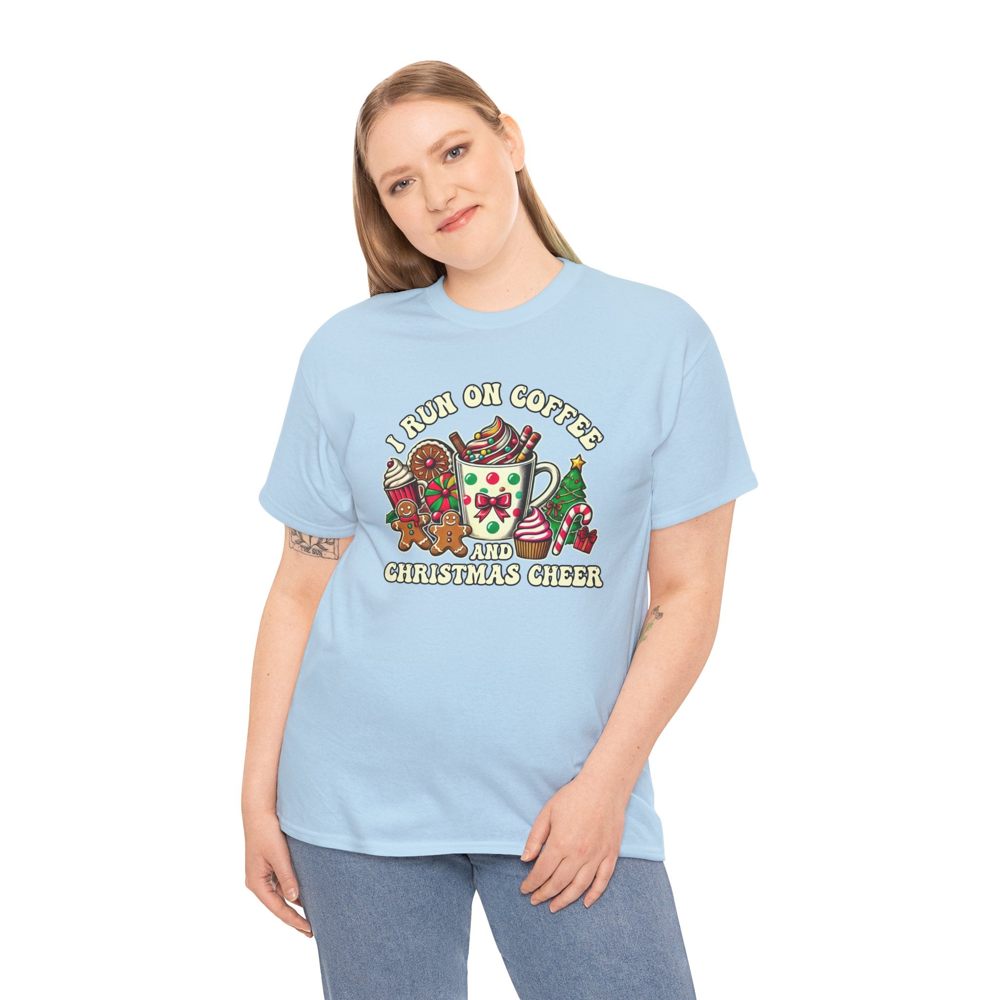 Funny Christmas Coffee Heavy Cotton Tee