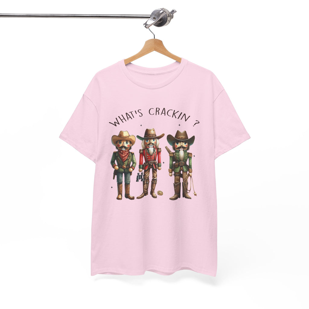 What's Crackin'? Cowboy Graphic Heavy Cotton Tee