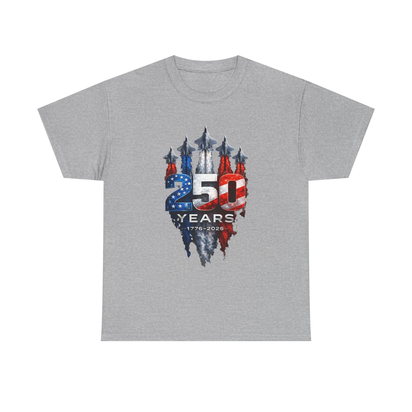 USA 250 Years T-Shirt — Bicentennial 250th Anniversary Patriotic Tee