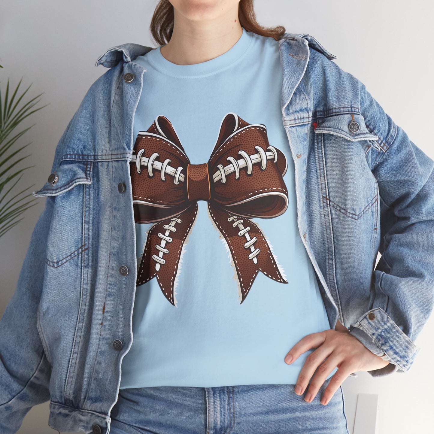 Football Bow Tee