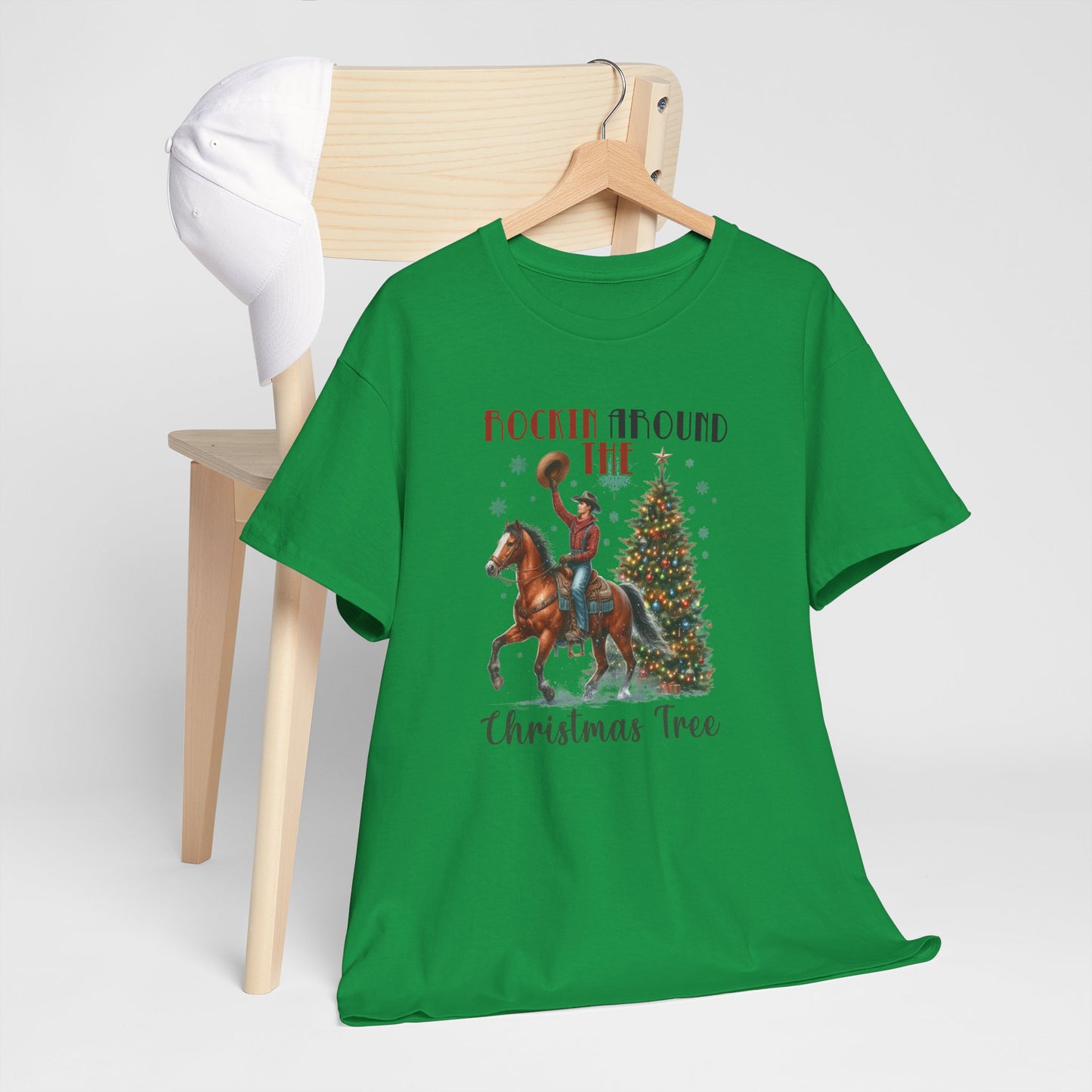 Rockin' Around the Christmas Tree Heavy Cotton Tee