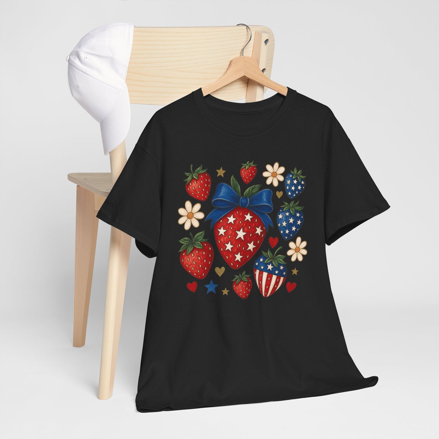 Patriotic Strawberry Tee