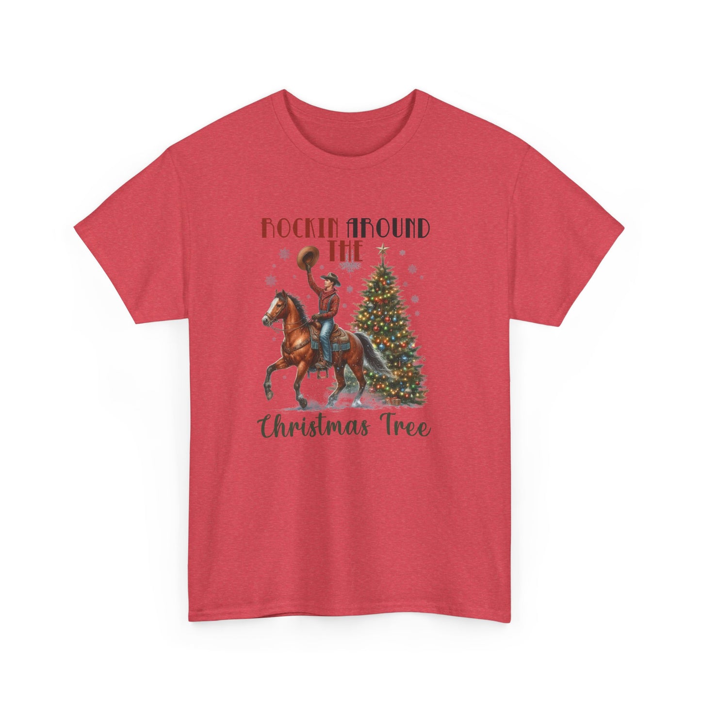 Rockin' Around the Christmas Tree Heavy Cotton Tee