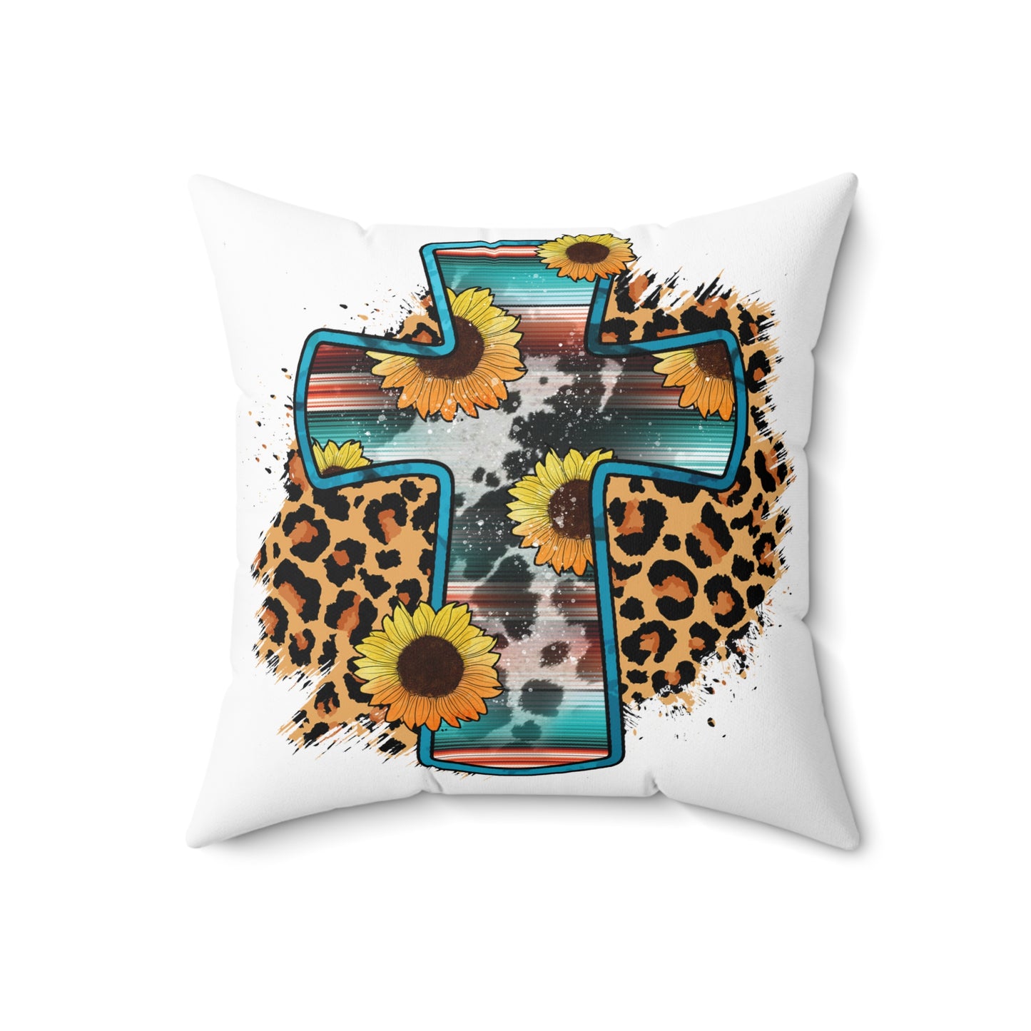 Spun Polyester Square Pillow