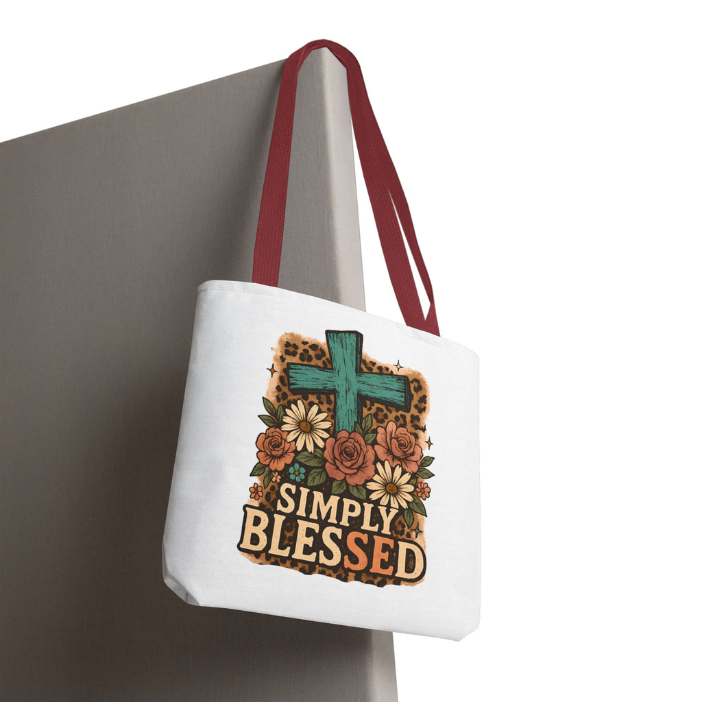 Blessed Floral Tote Bag