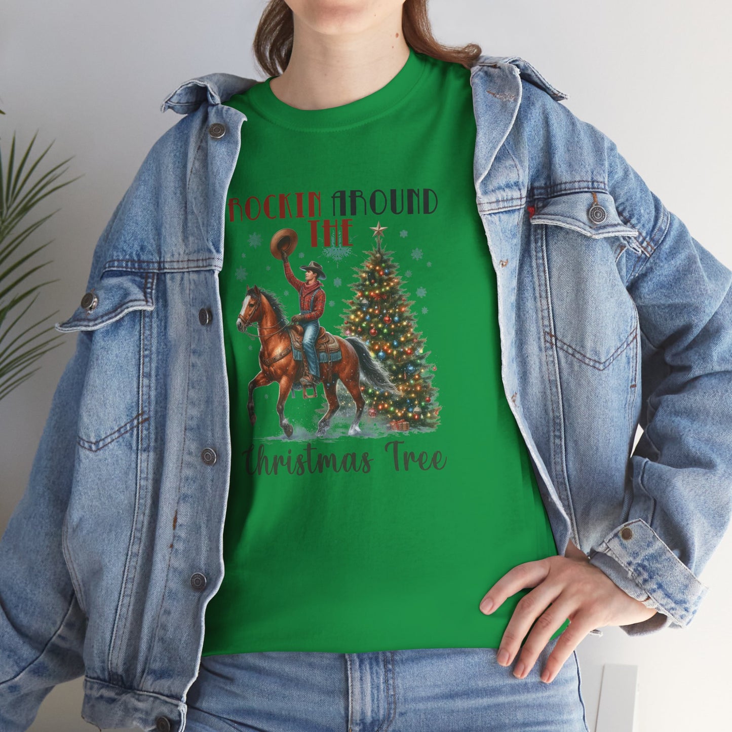 Rockin' Around the Christmas Tree Heavy Cotton Tee