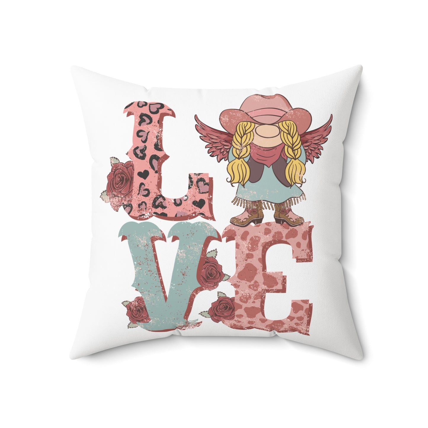Spun Polyester Square Pillow