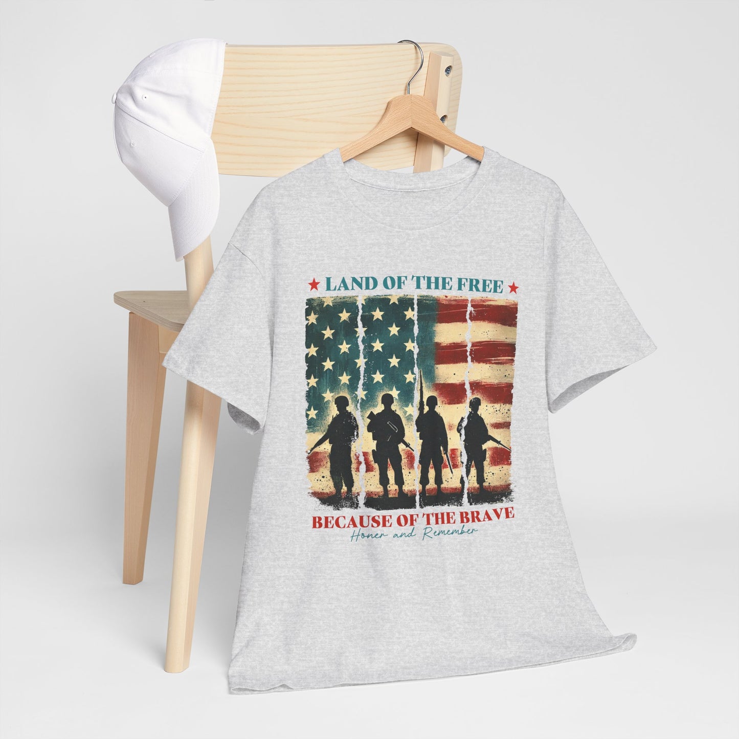 Land of the Free, Because of the Brave-Tee