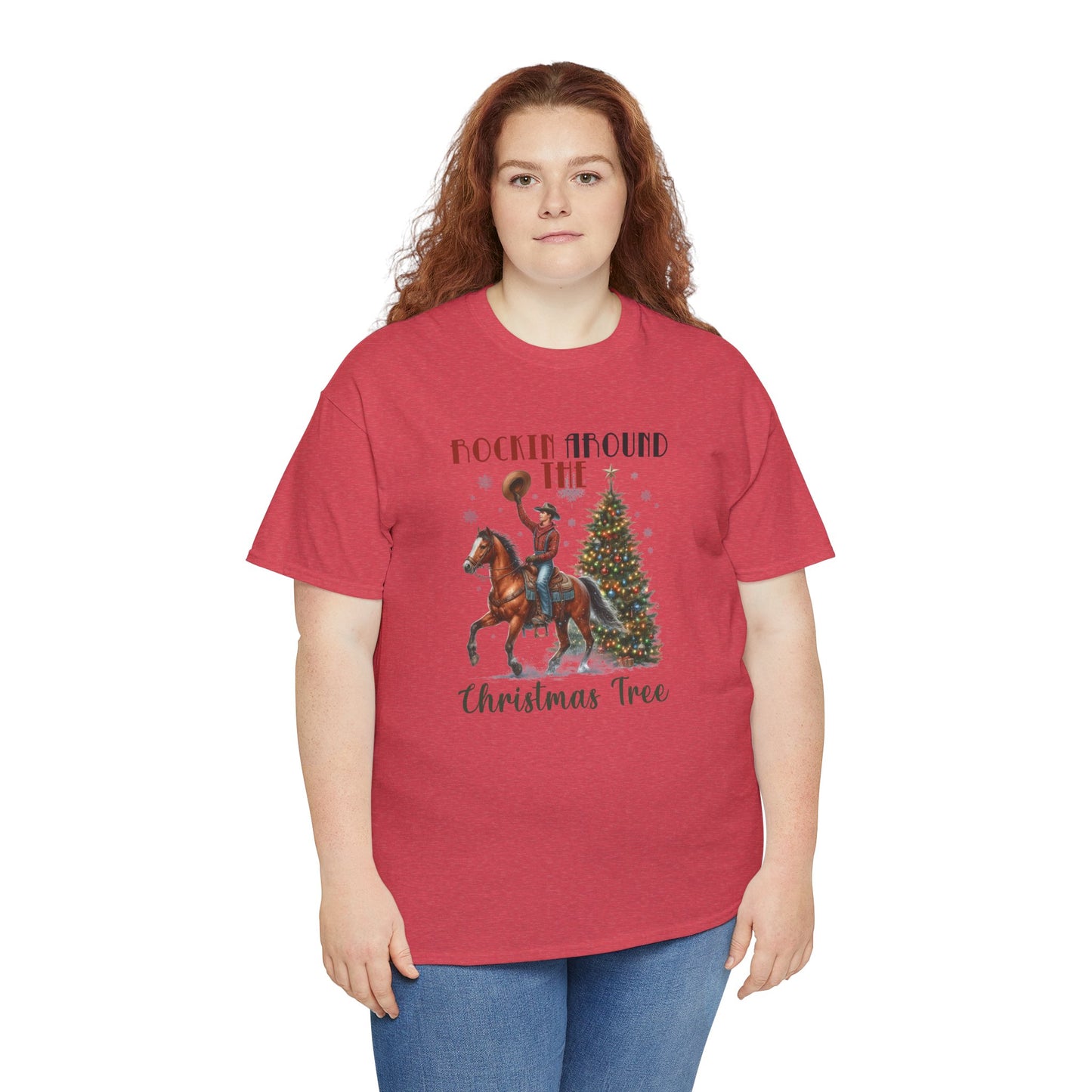 Rockin' Around the Christmas Tree Heavy Cotton Tee