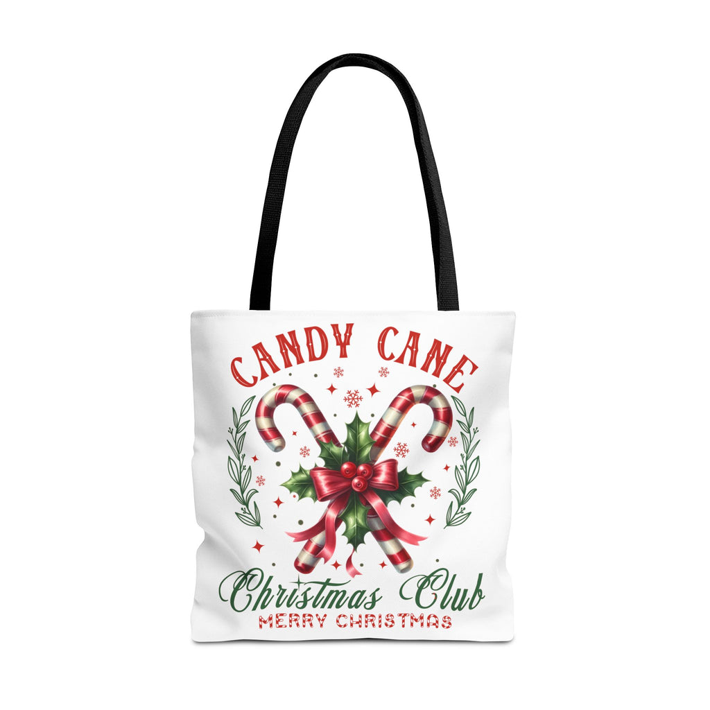 Christmas Candy Cane Tote Bag - Merry Christmas Club