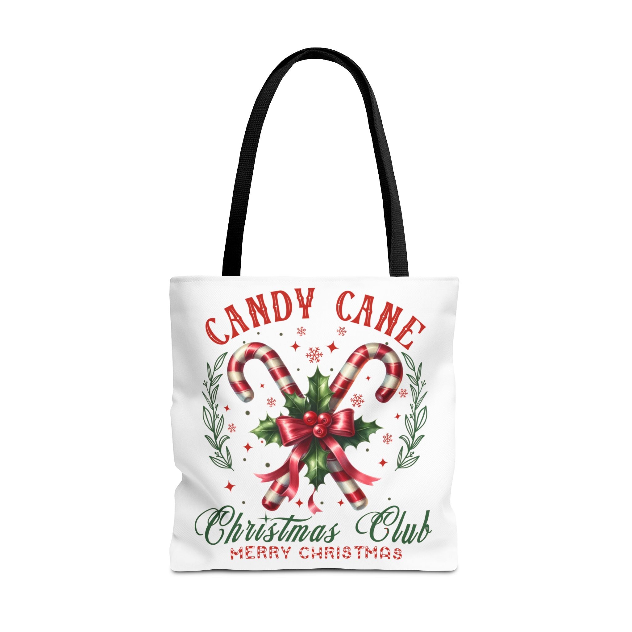 Christmas Candy Cane Tote Bag - Merry Christmas Club