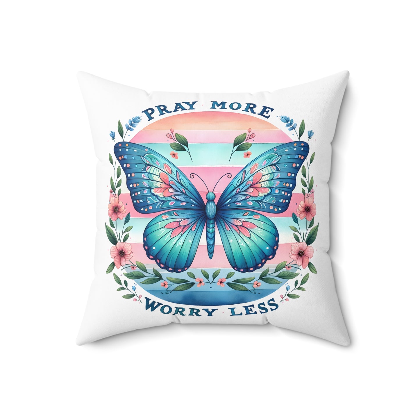 Spun Polyester Square Pillow