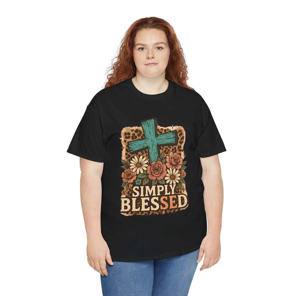 Simply Blessed Heavy Cotton Tee