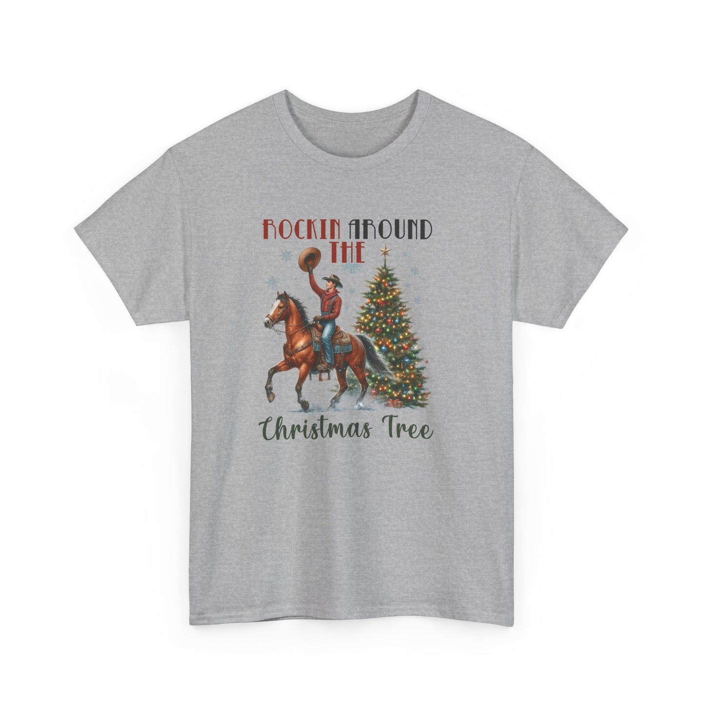 Rockin' Around the Christmas Tree Heavy Cotton Tee