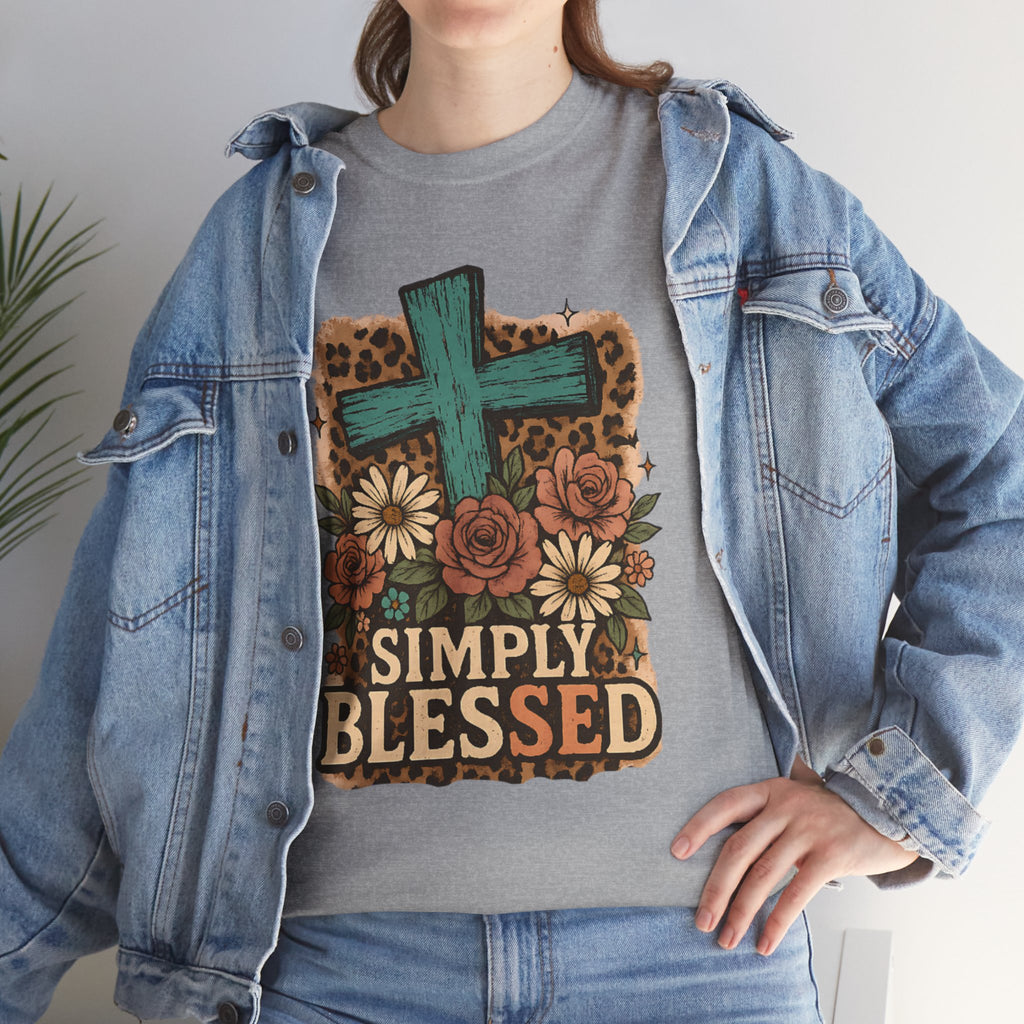 Simply Blessed Heavy Cotton Tee