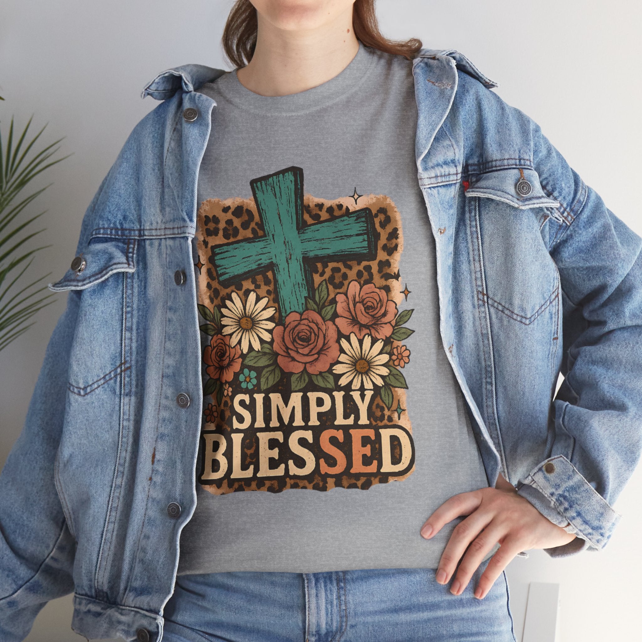 Simply Blessed Heavy Cotton Tee