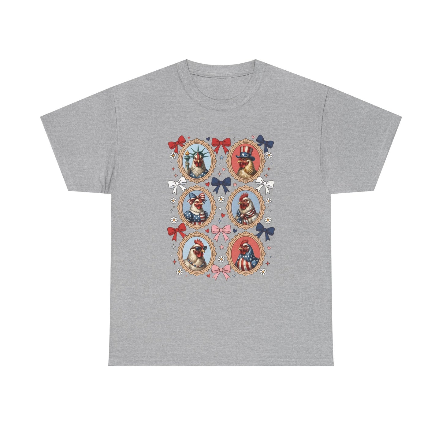 Vintage Chicken Portraits T-Shirt